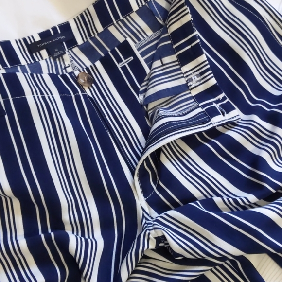 Tommy Hilfiger | blue & white stripe pants - Picture 8 of 9